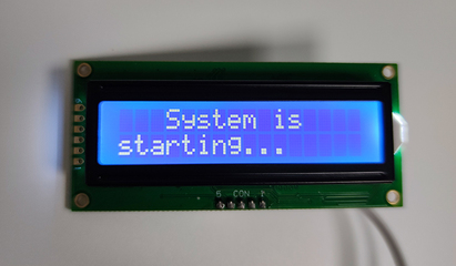 1U機(jī)箱RS232串行接口LCD1602液晶顯示屏